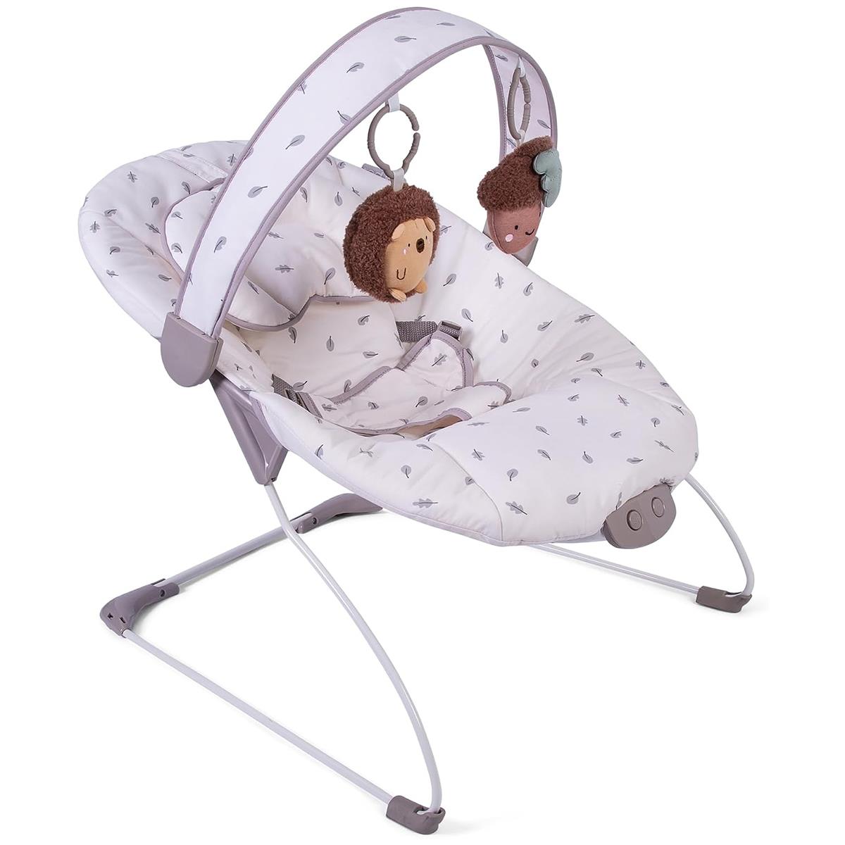 Red Kite Cozy Bounce Musical Baby Bouncer Woodland Walks, Padded Head Support, Toy Bar, Vibrations And 3-Point Harness - Image 2