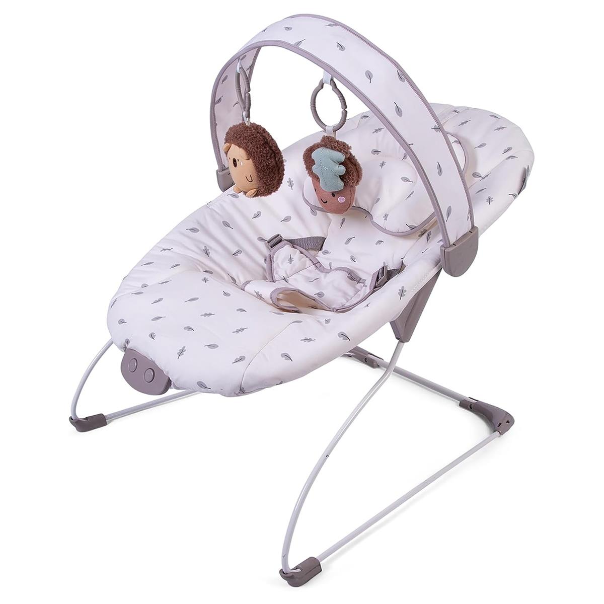 Red Kite Cozy Bounce Musical Baby Bouncer Woodland Walks, Padded Head Support, Toy Bar, Vibrations And 3-Point Harness - Image 4