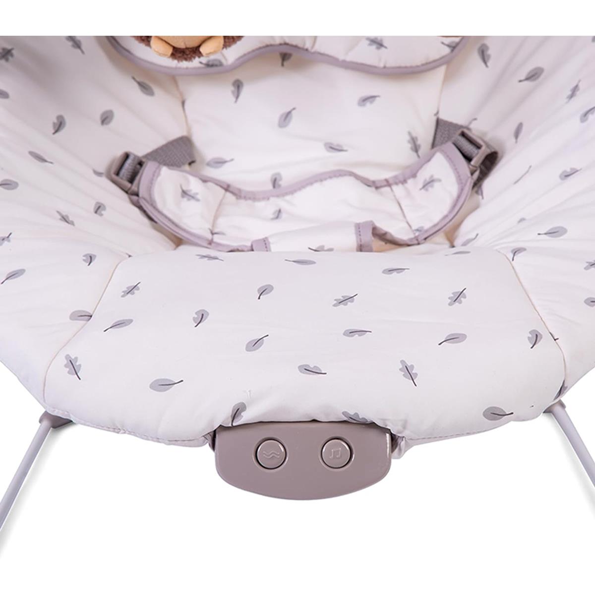 Red Kite Cozy Bounce Musical Baby Bouncer Woodland Walks, Padded Head Support, Toy Bar, Vibrations And 3-Point Harness - Image 7