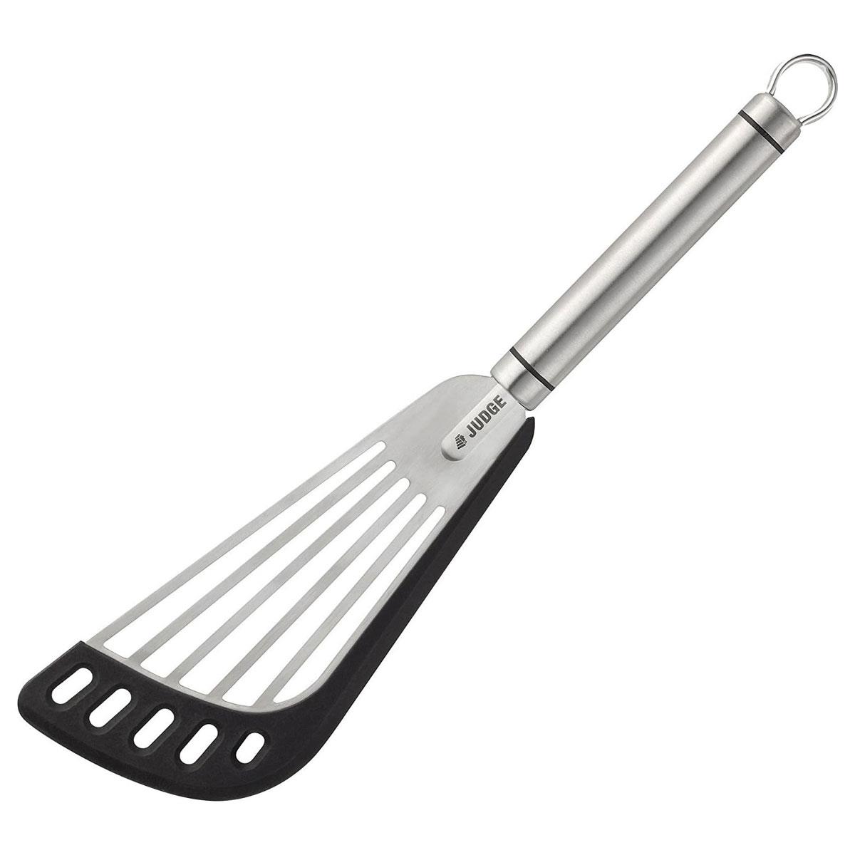 Judge Stainless Steel Slotted Turner Tubular Gadgets 17cm 18/10 Mirror Polished Silver