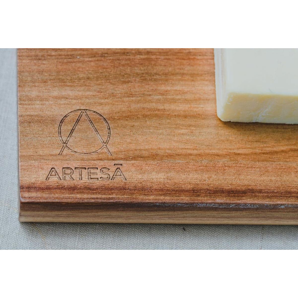 KitchenCraft Artesa Acacia Wood Wire Cheese Slicer Board Traditional 27 x 19 cm Brown/Black - Image 7
