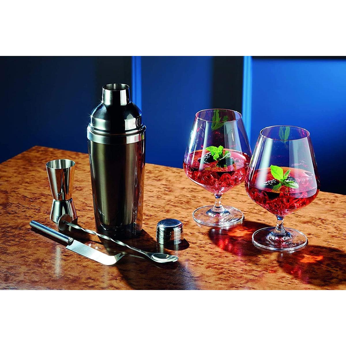 KitchenCraft BarCraft Stainless Steel Cocktail Bar Spoon with Built-In Muddler Twisted Handle Silver 28cm - Image 2