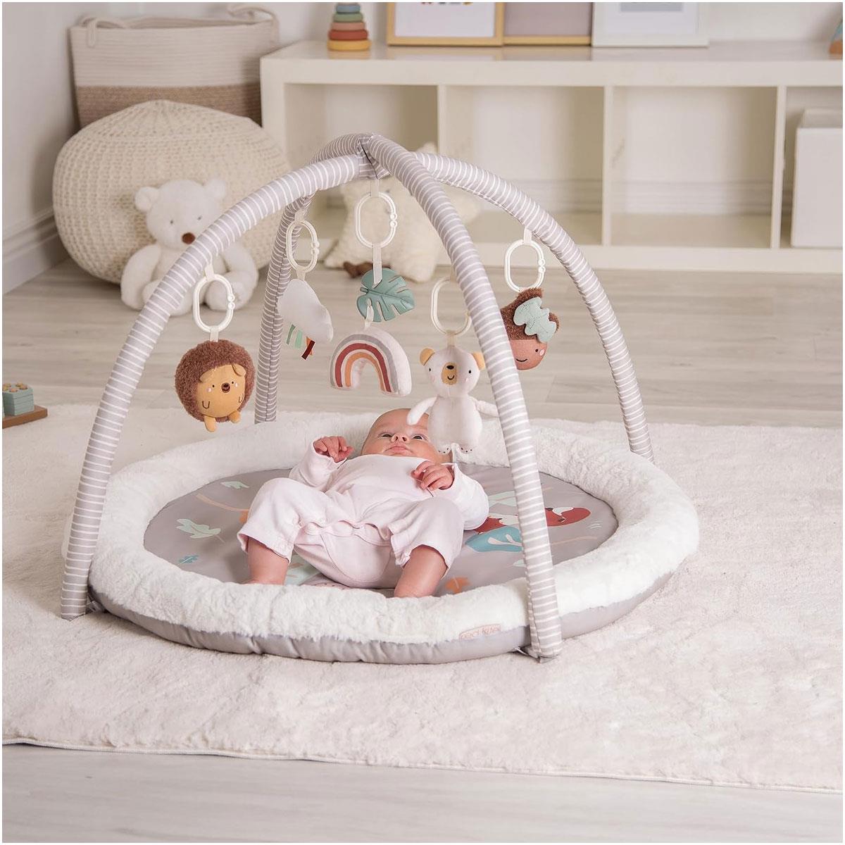 Red Kite Play Gym Woodland Walks Padded Baby Play Mat with Detachable Arches & Hanging Toys - Image 2