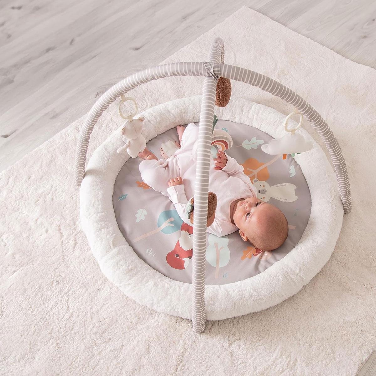 Red Kite Play Gym Woodland Walks Padded Baby Play Mat with Detachable Arches & Hanging Toys - Image 6