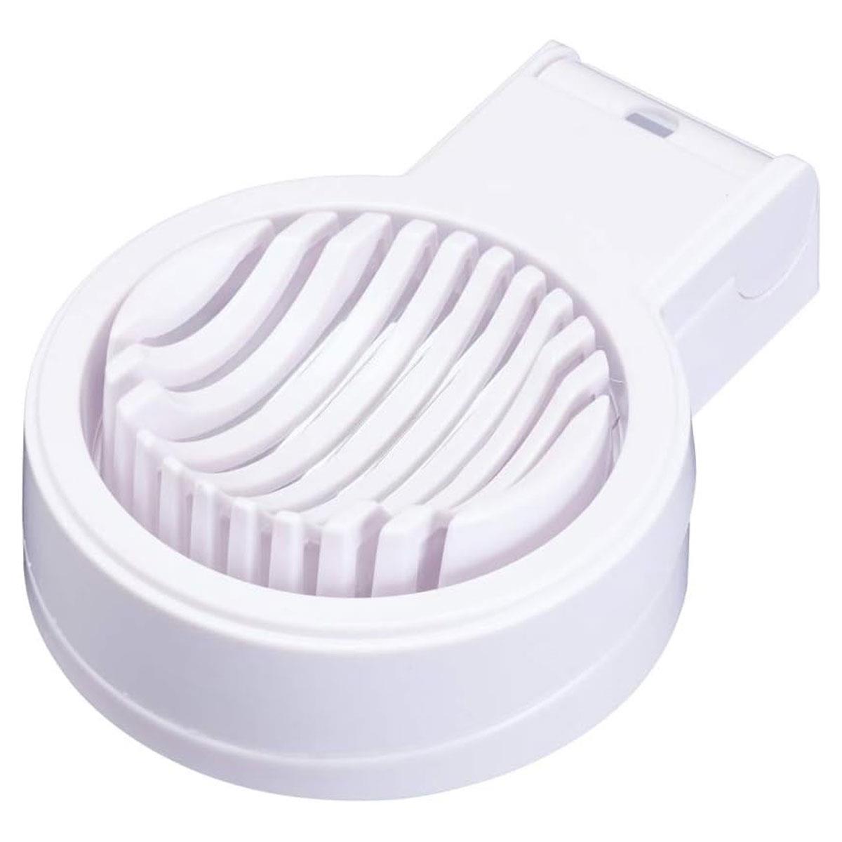 KitchenCraft Egg Slicer Multifunctional Egg Cutter Heavy-Duty Plastic Stainless Steel Wires White 12 x 9 x 4 cm - Image 5