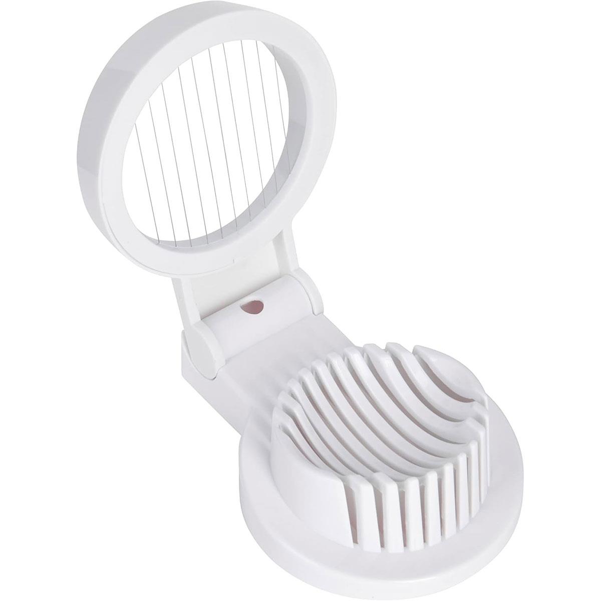 KitchenCraft Egg Slicer Multifunctional Egg Cutter Heavy-Duty Plastic Stainless Steel Wires White 12 x 9 x 4 cm - Image 6