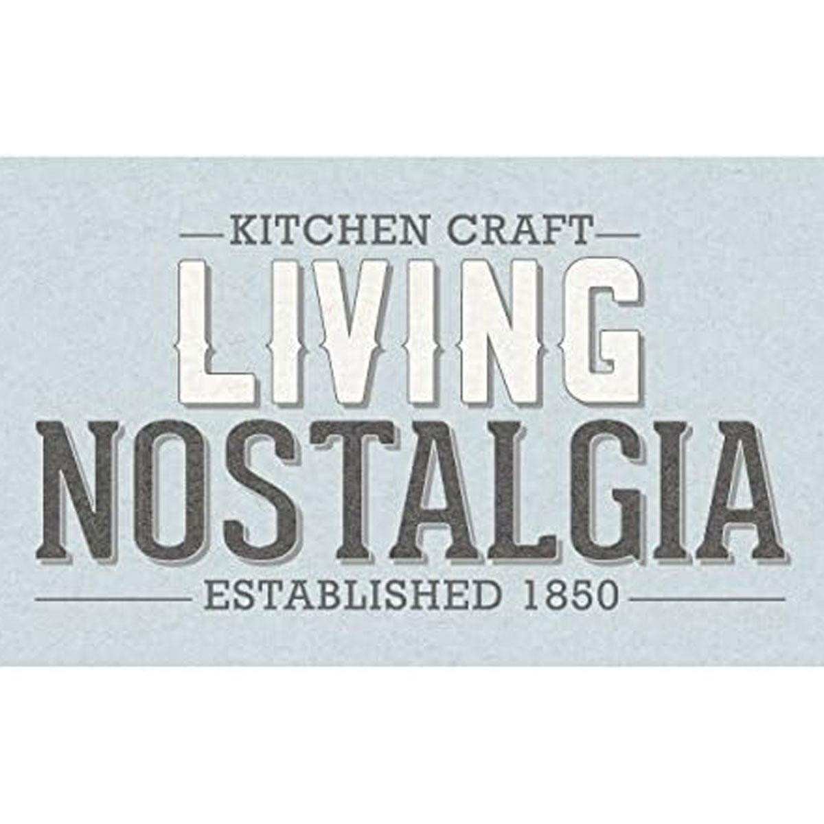 KitchenCraft Living Nostalgia Dustpan and Brush Set Grey Metal Dustpan Bamboo Handle PET Bristles Hanging Cord - Image 6