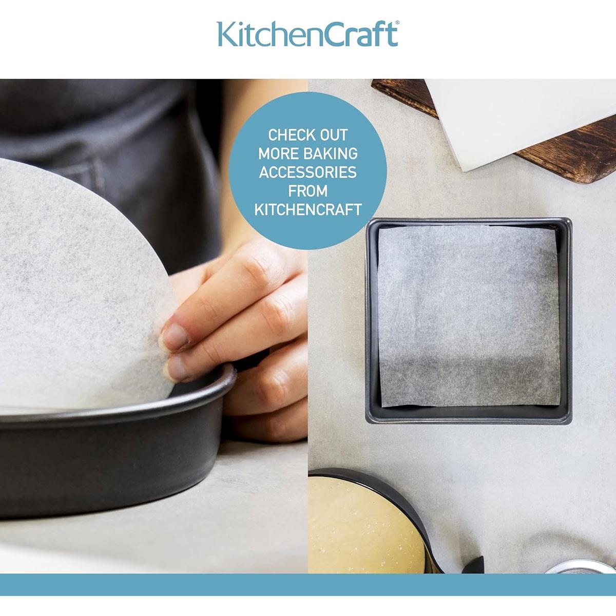 KitchenCraft 2lb Loaf Tin Liners Non-Stick Paper White Pack of 40 - Image 7