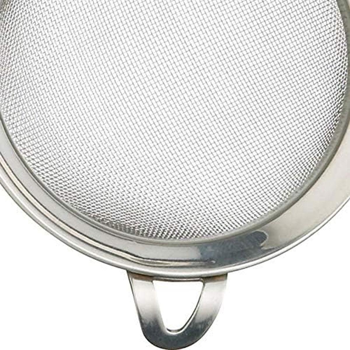 KitchenCraft Professional Stainless Steel Fine Mesh Sieve with Oval Handle 7cm Silver Tea Strainer - Image 5