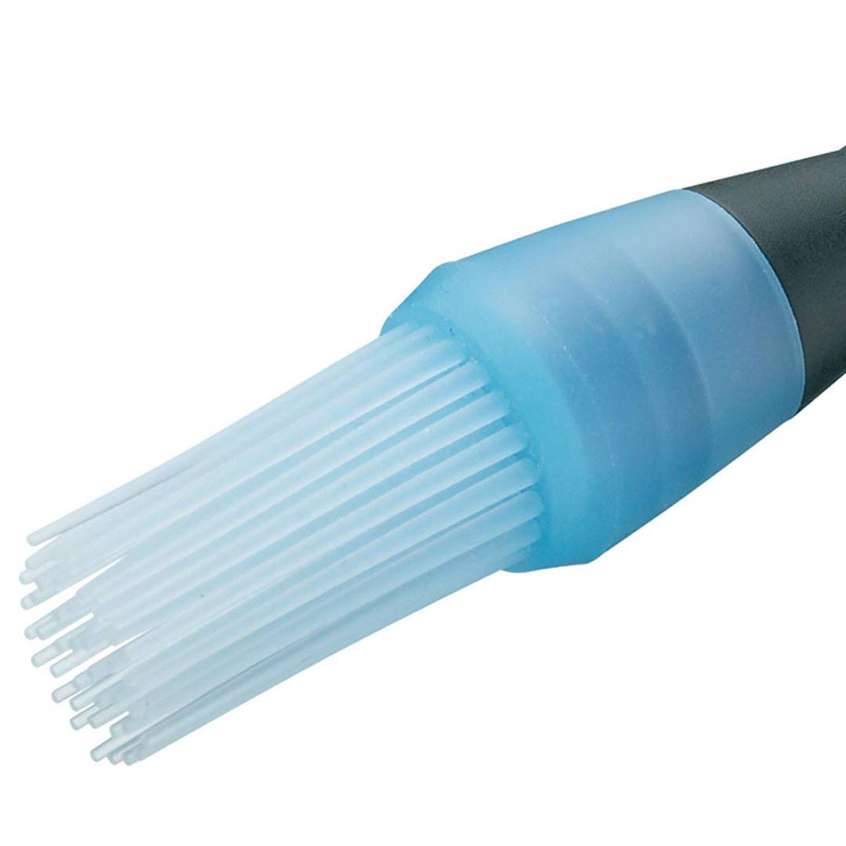 KitchenCraft Silicone Pastry & Basting Brush 17.5 cm Grey Heat Resistant to 300°C Dishwasher Safe - Image 3