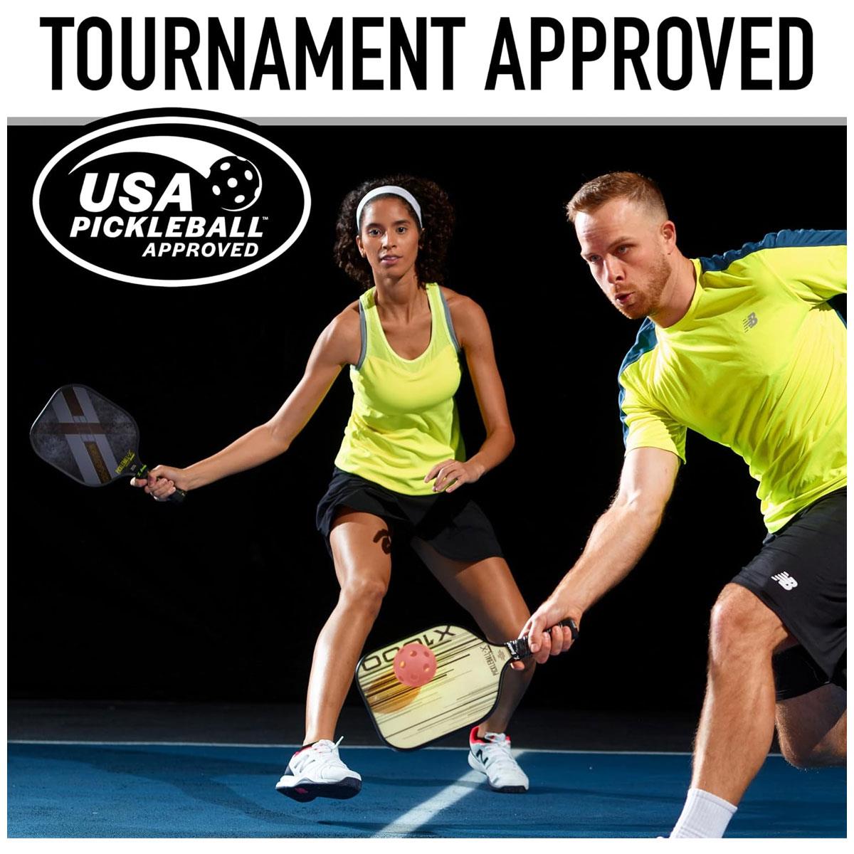 Franklin Sports X-26 Indoor Pickleballs EVA 74mm 26g with 26 Beveled Holes Orange 12 Pack - Image 4