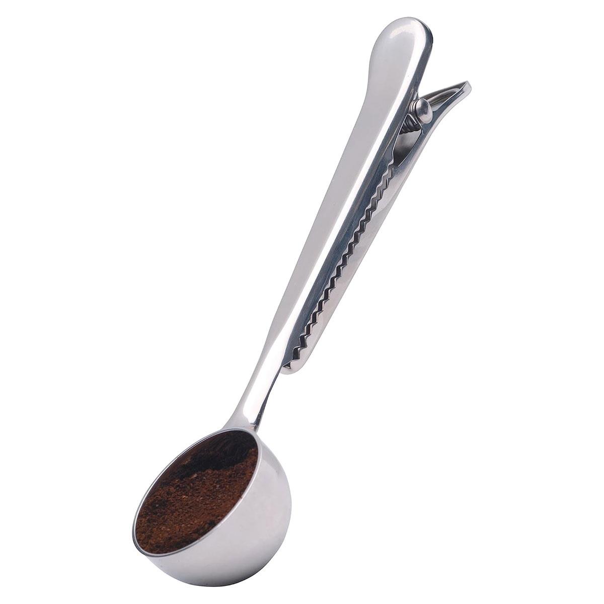 La Cafetière Coffee Measure & Bag Clip Stainless Steel 20g Silver