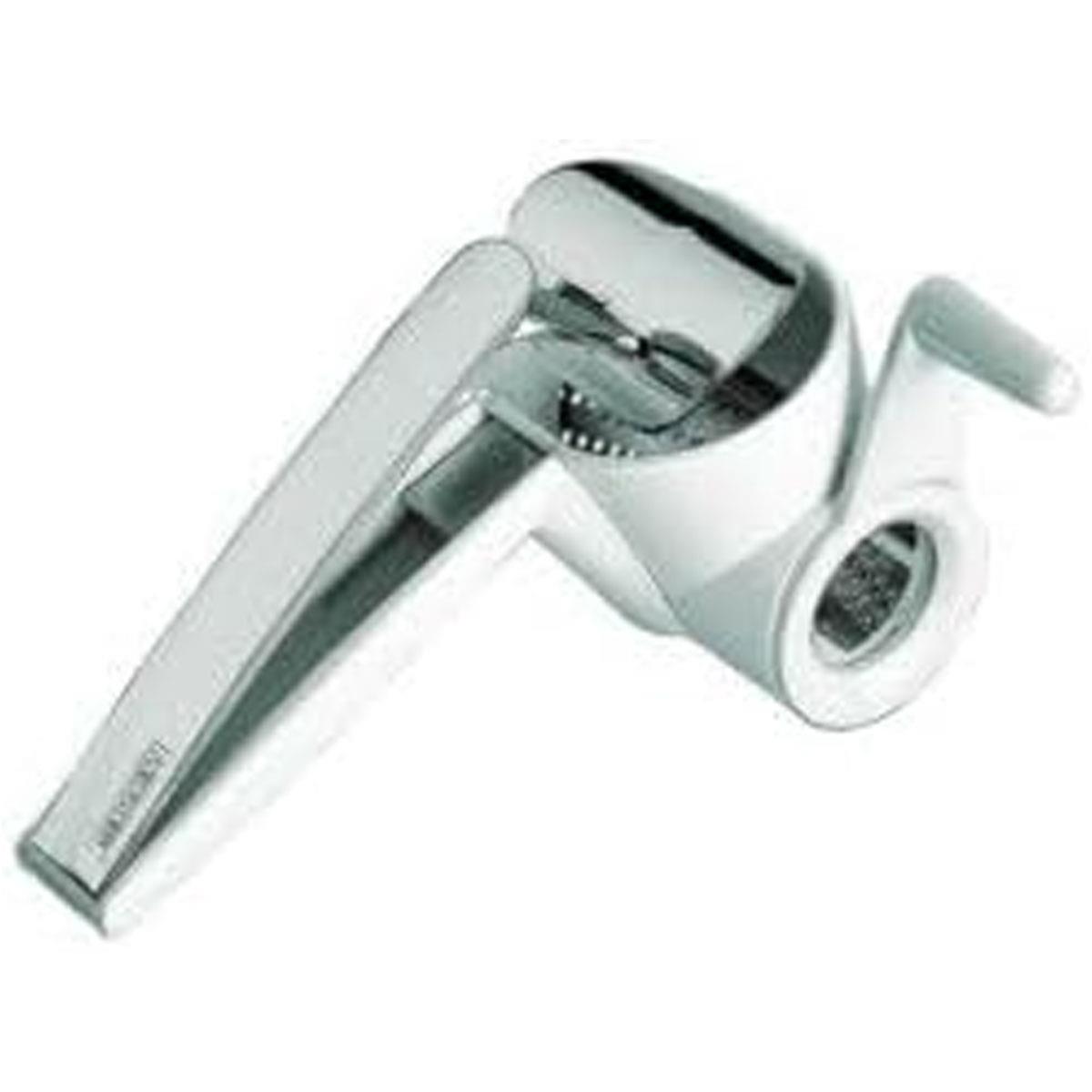 Leifheit Cheese Mill ComfortLine Parmesan Grater Stainless Steel & Plastic White Left & Right Handed - Image 4