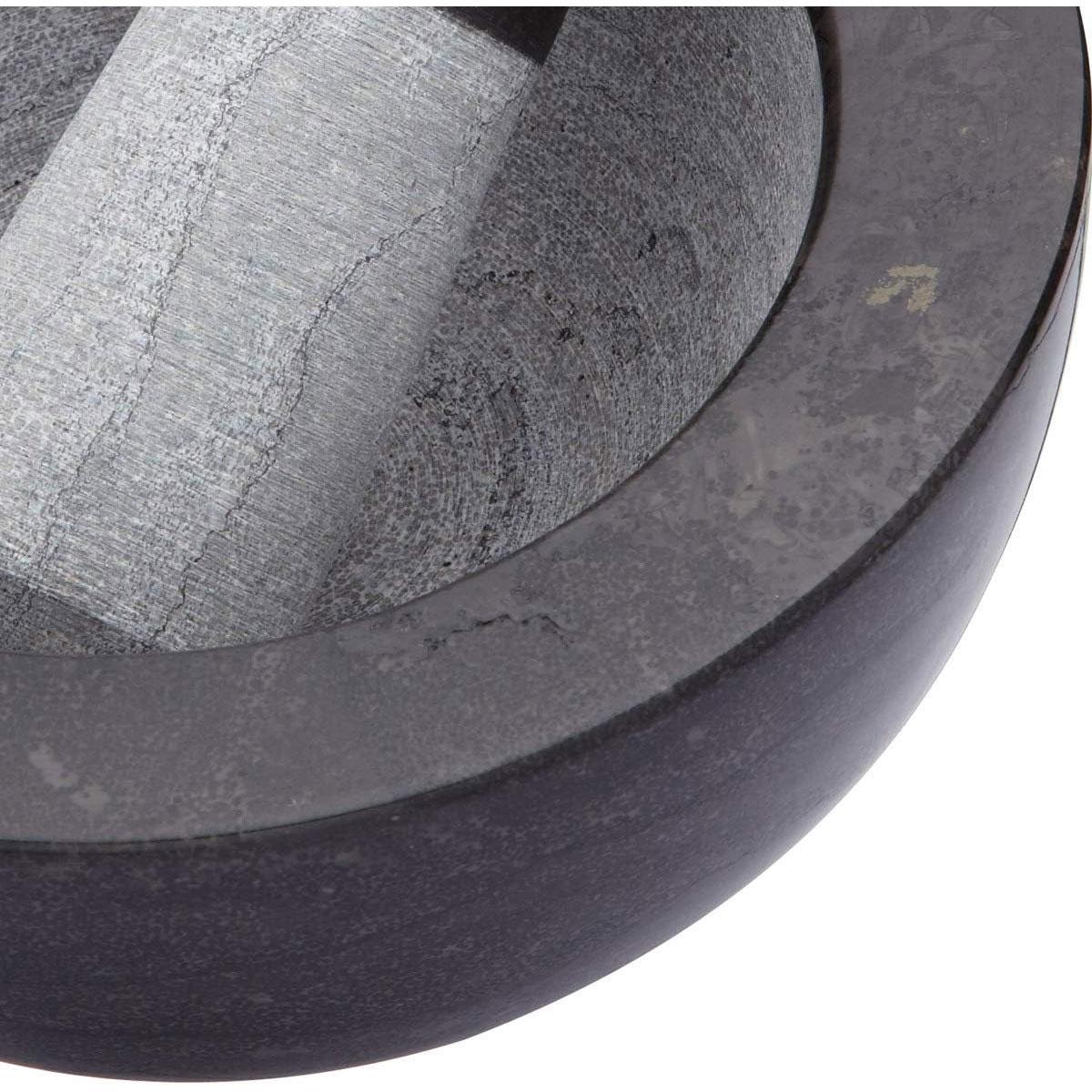 MasterClass Granite Mortar and Pestle Set Quarry Large 20 x 12 cm Black/Grey - Image 5