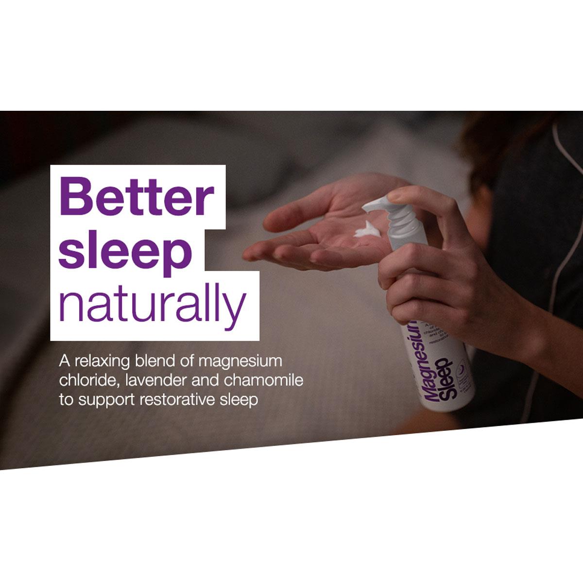 BetterYou Magnesium Sleep Lotion 180ml Lavender & Chamomile Magnesium Chloride Body Moisturiser Vegan - Image 8