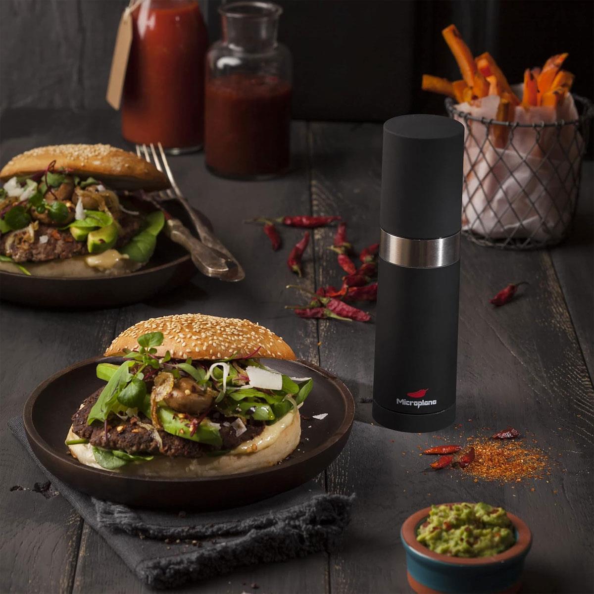 Microplane Chili Mill Dried Chili Pepper Grinder Specialty Series Black Stainless Steel 21 cm - Image 7