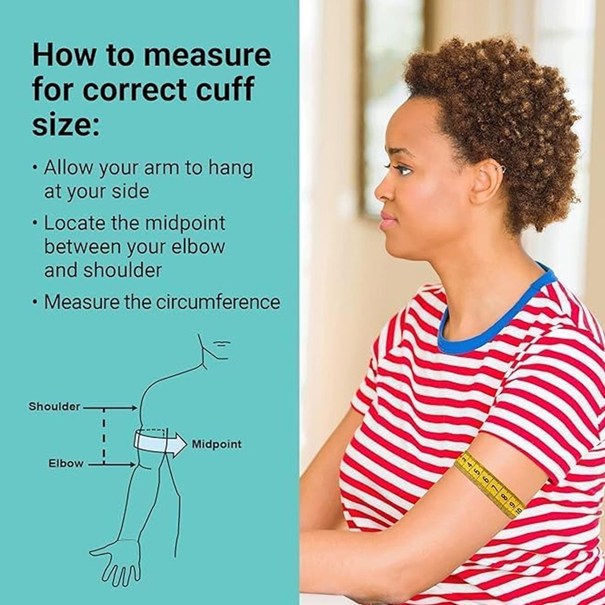 A&D Medical Upper Arm Blood Pressure Monitor Clinically Validated Digital Machine With 22-32cm SlimFit Cuff And Case - Image 6