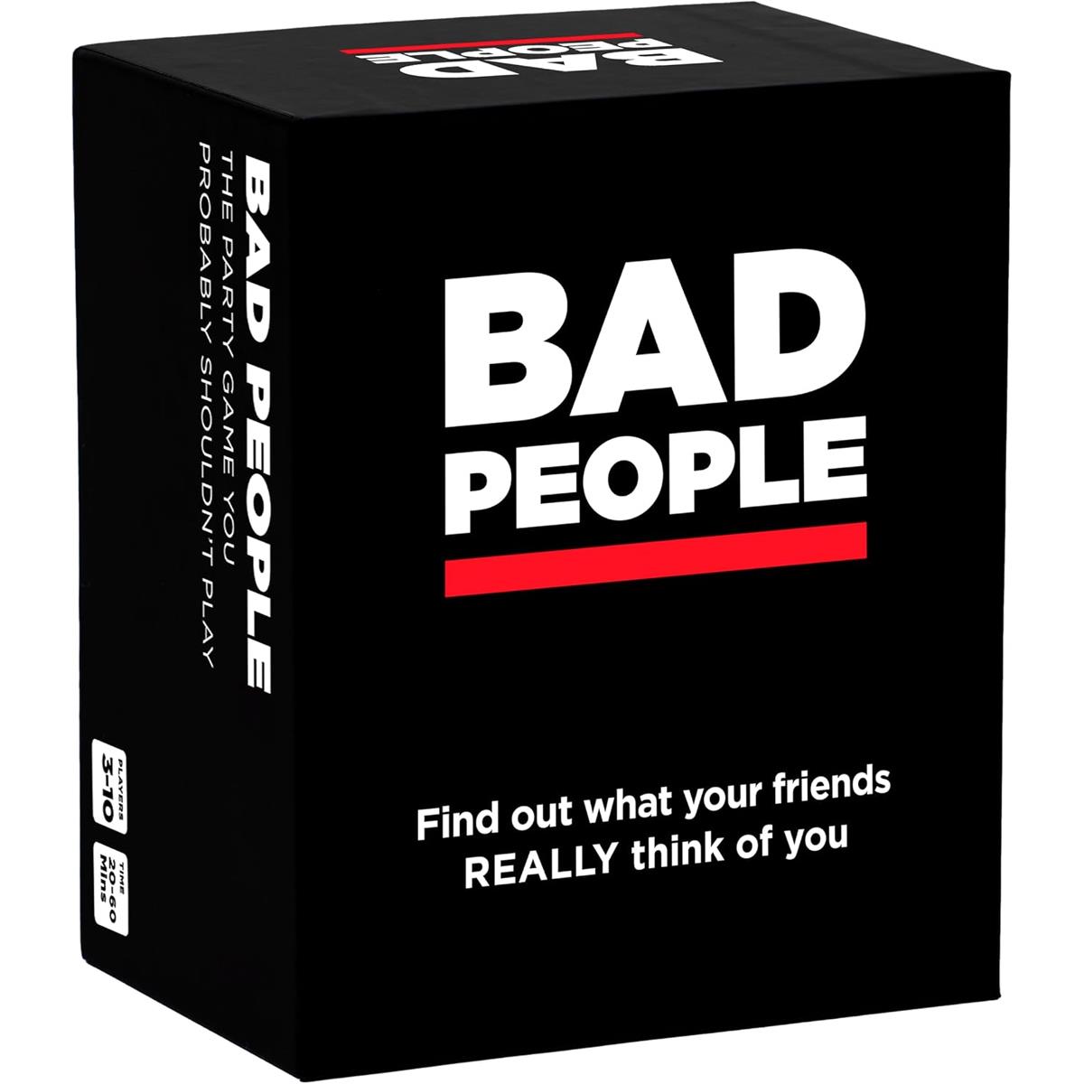 Bad People Party Game Adult Voting Card Game 320 Cards for 3–10 Players Ages 15+ Friendship And Social Trivia
