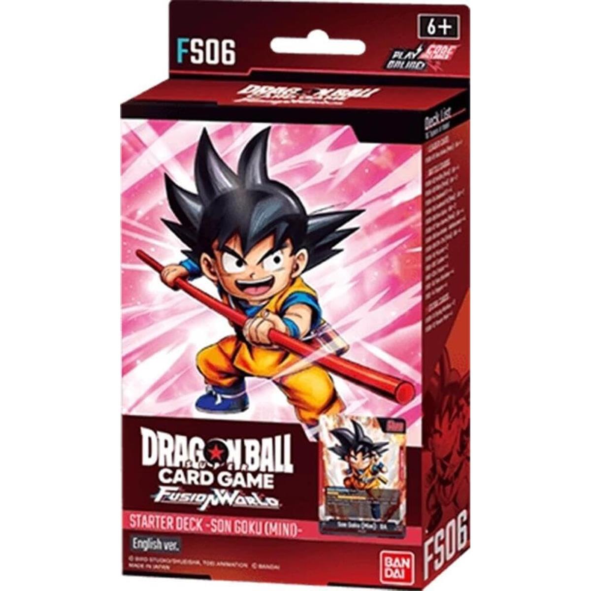 Dragon Ball Super Card Game Fusion World Starter Deck Son Goku Mini 51-Card Deck With Digital Code