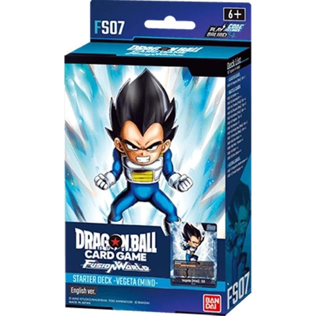 Dragon Ball Super Card Game Fusion World Starter Deck Vegeta (Mini) FS07 51-Card Deck With Digital Code