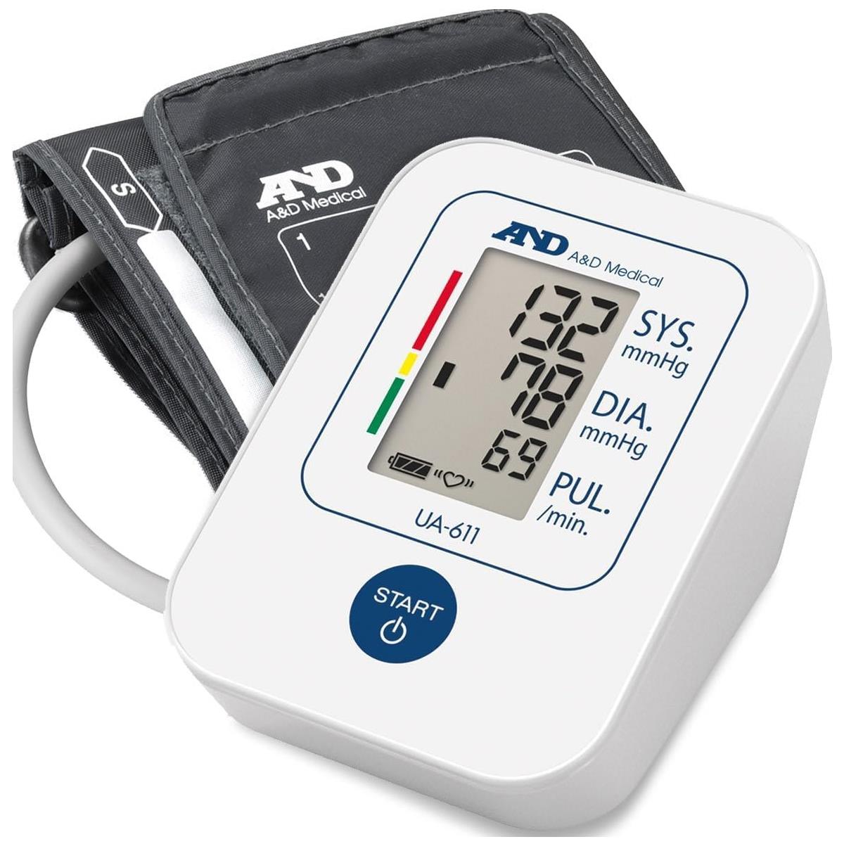 A&D Medical Digital Upper Arm Blood Pressure Monitor With 22-32cm SlimFit Cuff, IHB, WHO Indicator