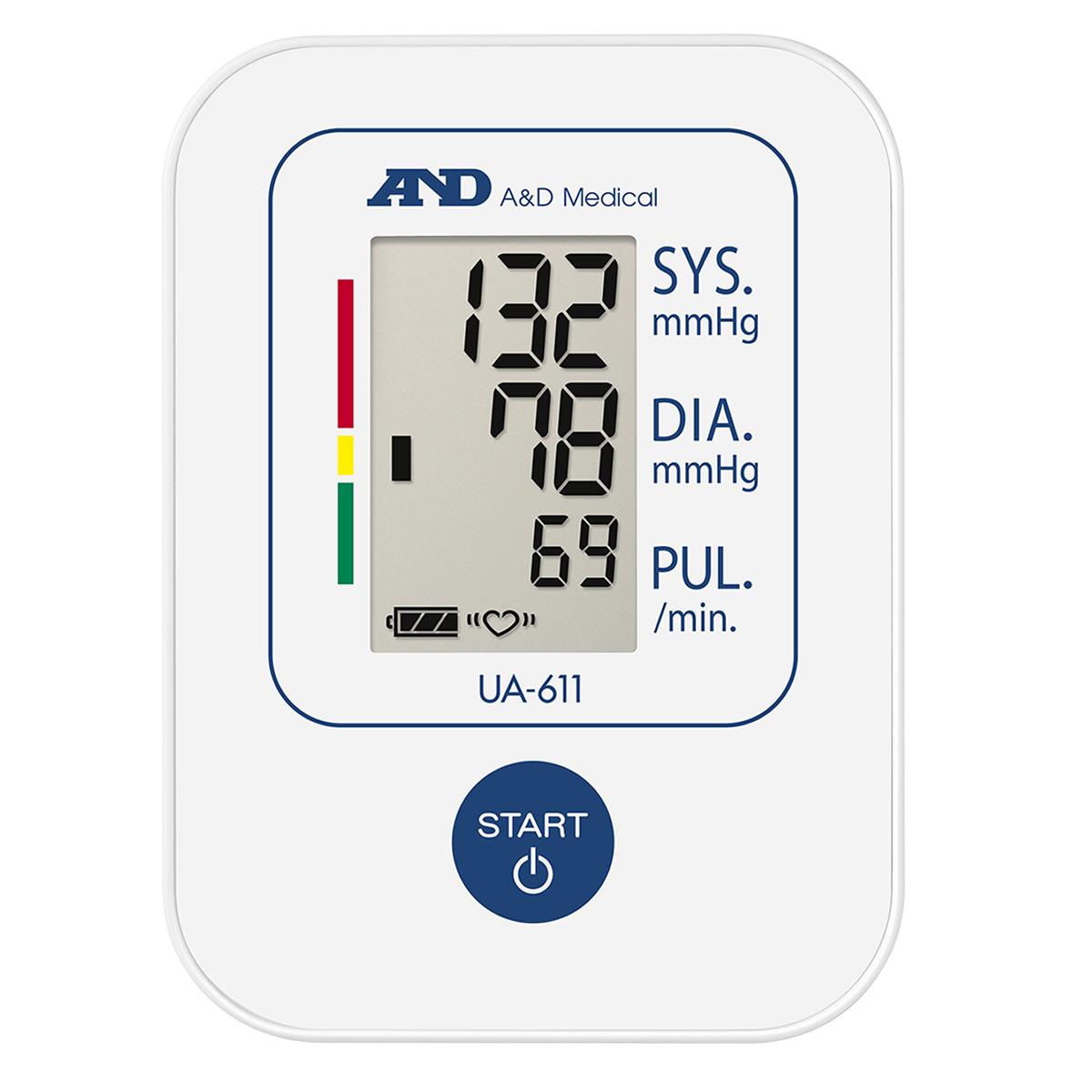A&D Medical Digital Upper Arm Blood Pressure Monitor With 22-32cm SlimFit Cuff, IHB, WHO Indicator - Image 2