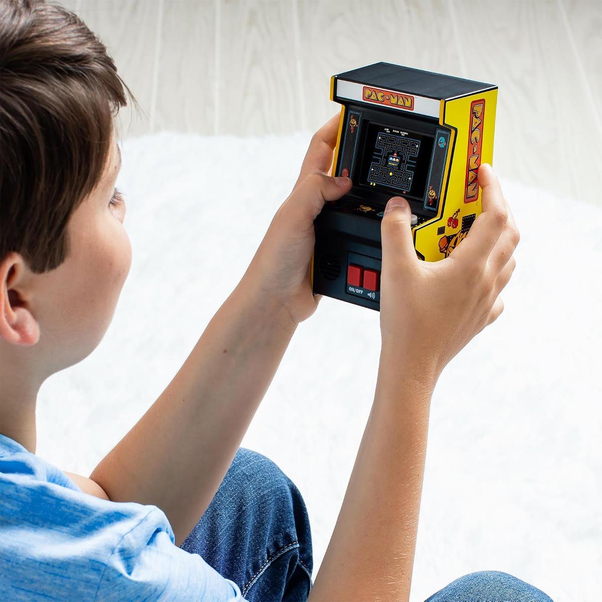 Pac-Man Mini Arcade Game Machine By Basic Fun With TFT Color Screen Joystick Classic Arcade Gameplay And 3 AA Batteries - Image 2