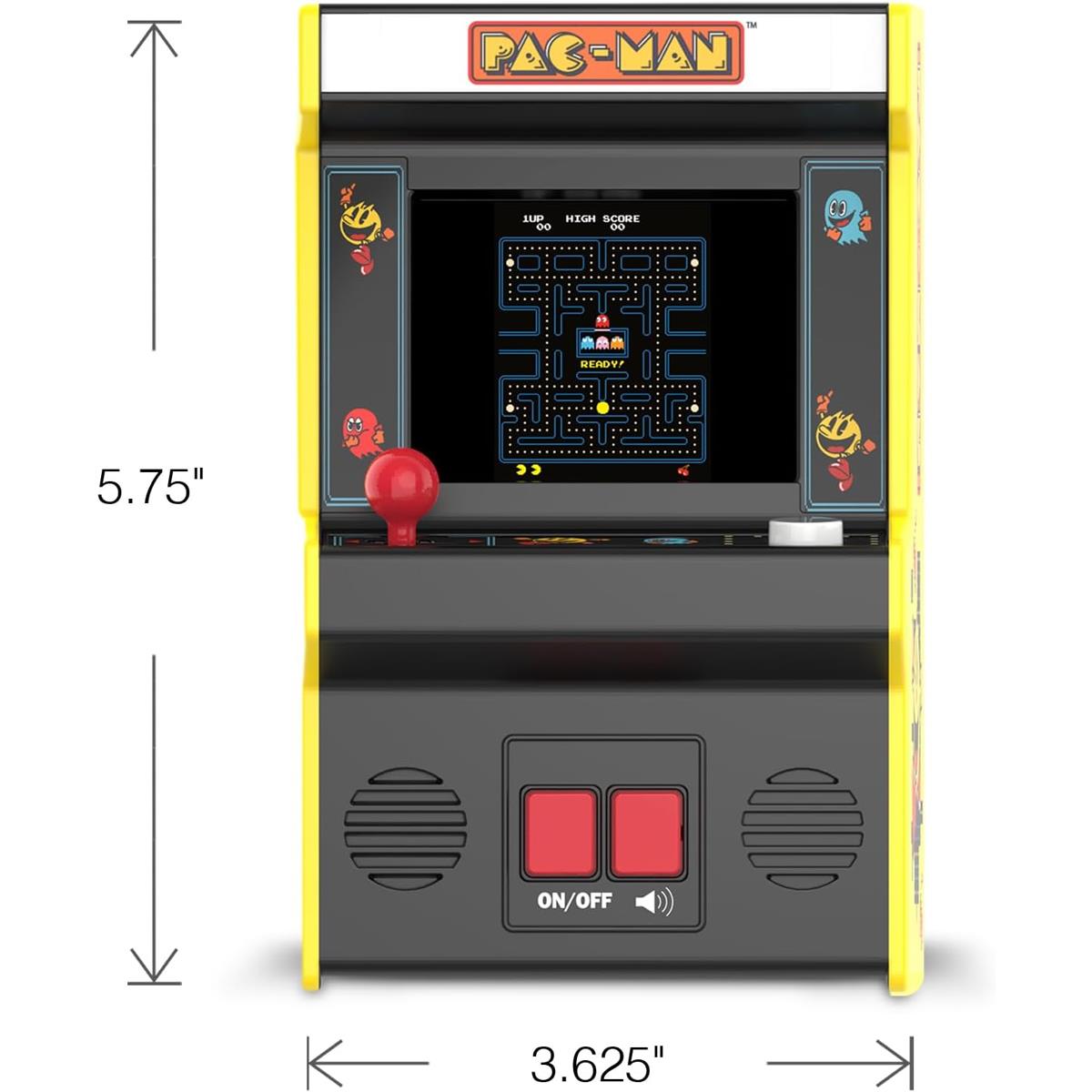 Pac-Man Mini Arcade Game Machine By Basic Fun With TFT Color Screen Joystick Classic Arcade Gameplay And 3 AA Batteries - Image 3
