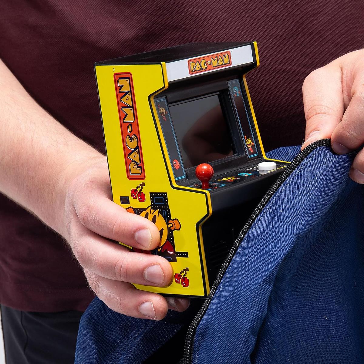 Pac-Man Mini Arcade Game Machine By Basic Fun With TFT Color Screen Joystick Classic Arcade Gameplay And 3 AA Batteries - Image 6