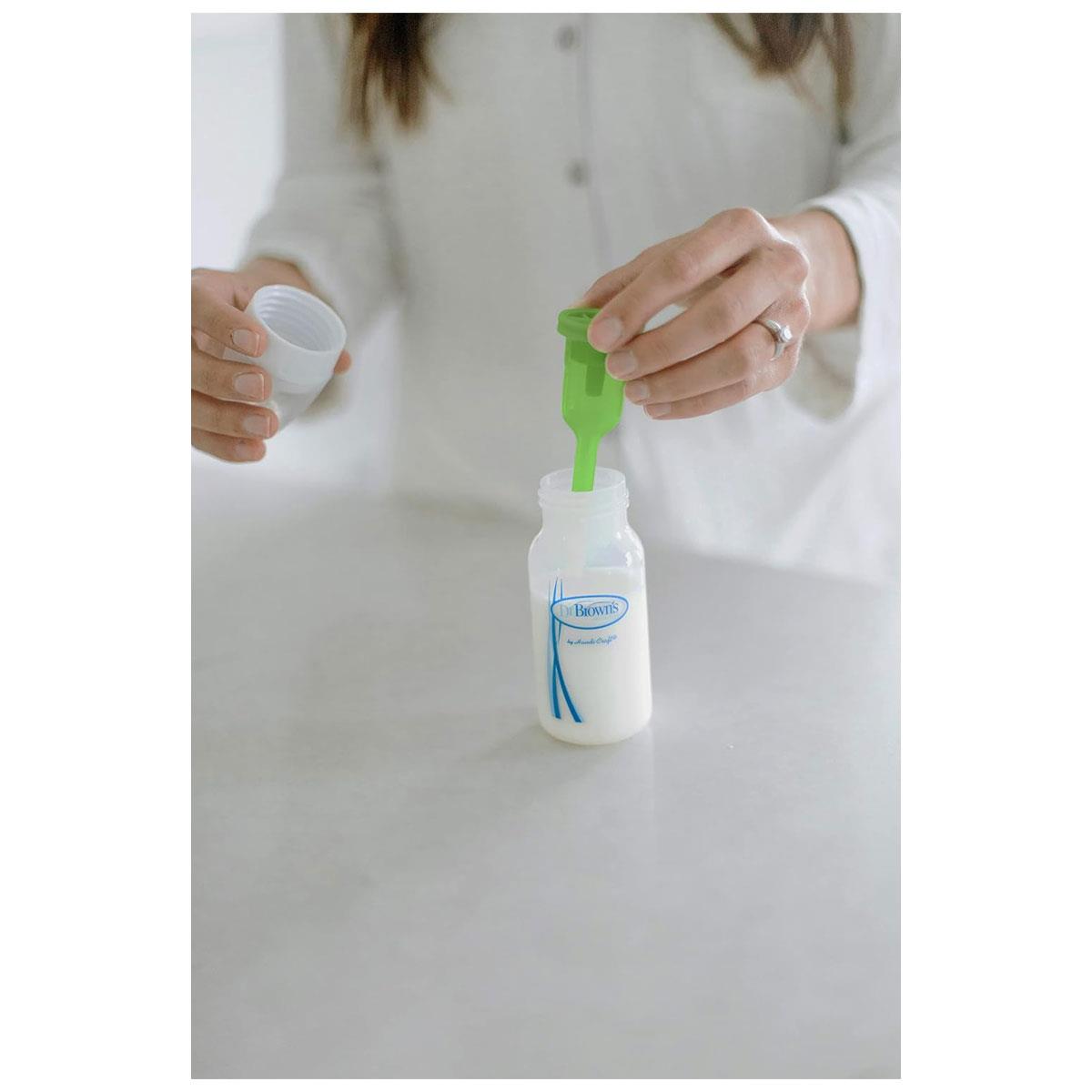 Dr Brown Options+ Anti-Colic Baby Bottle Narrow Neck 120ml Level 1 Slow Flow BPA-Free 1 Pack - Image 4