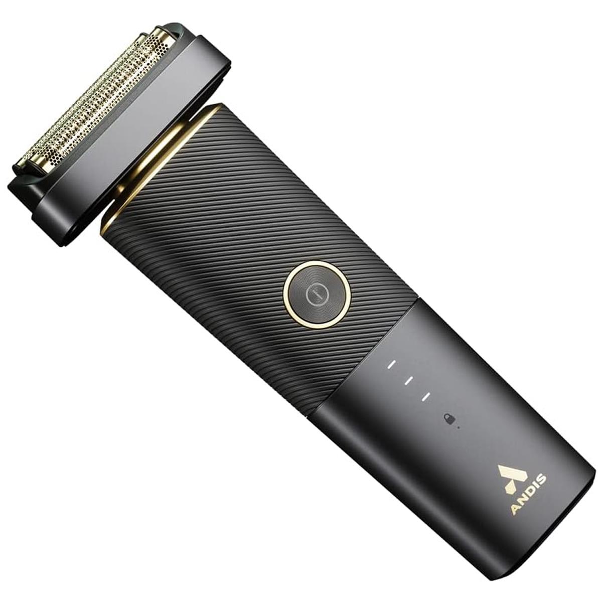 Andis reSURGE PFS-1 Foil Shaver Gold Titanium Hypoallergenic Foils, Pivot Head, Wet/Dry, USB-C - Image 2
