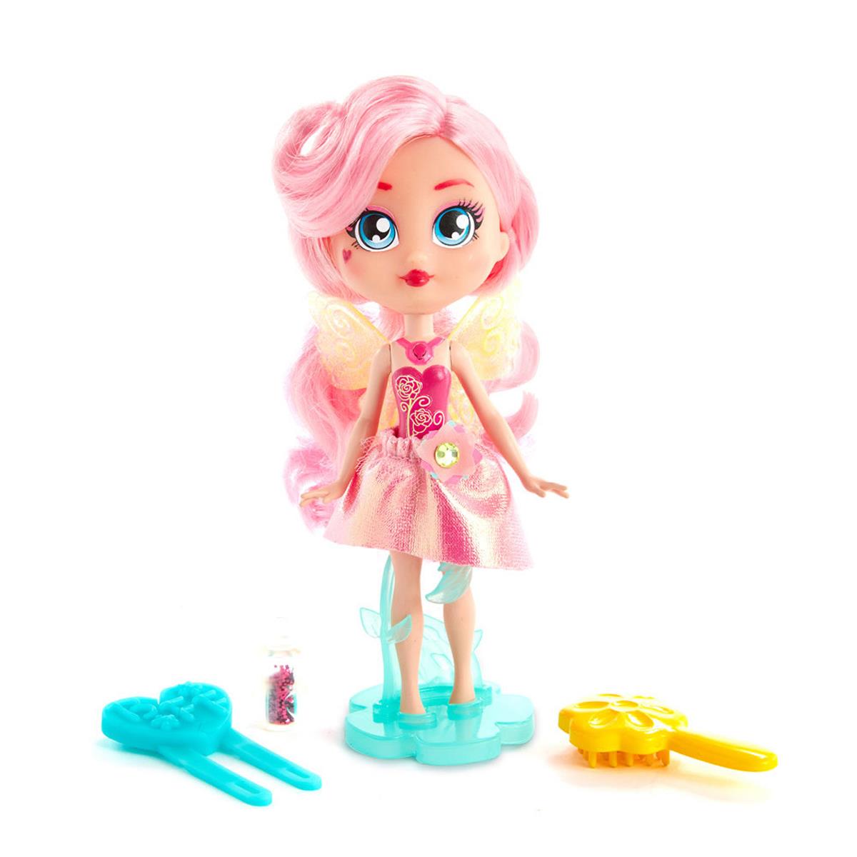 Bright Fairy Friends Rosie Woodland Fairy Doll Series 1 With Light Up Wings Fairy Home And 4 Surprise Accessories - Image 5