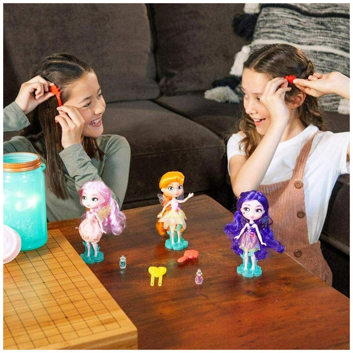 Bright Fairy Friends Rosie Woodland Fairy Doll Series 1 With Light Up Wings Fairy Home And 4 Surprise Accessories - Image 7