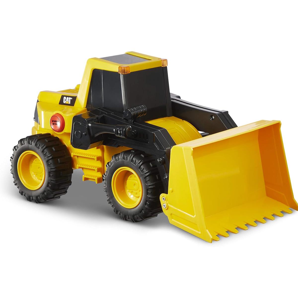 CAT Construction Power Haulers Front Loader 11.5 Inch Toy Truck With Lights And Sounds Working Bucket Ages 3+