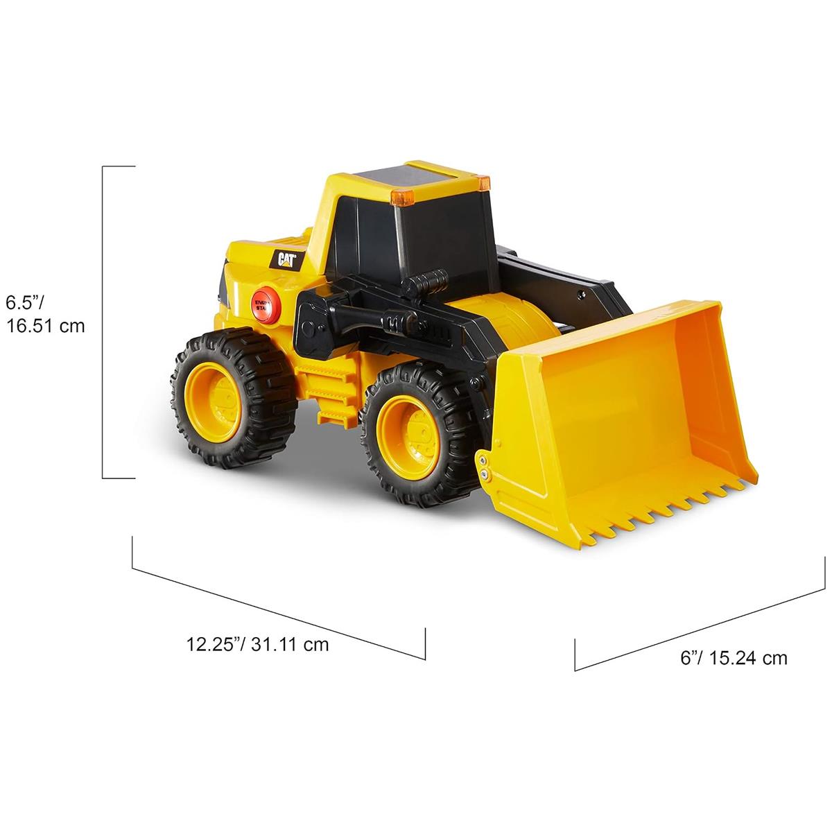 CAT Construction Power Haulers Front Loader 11.5 Inch Toy Truck With Lights And Sounds Working Bucket Ages 3+ - Image 3