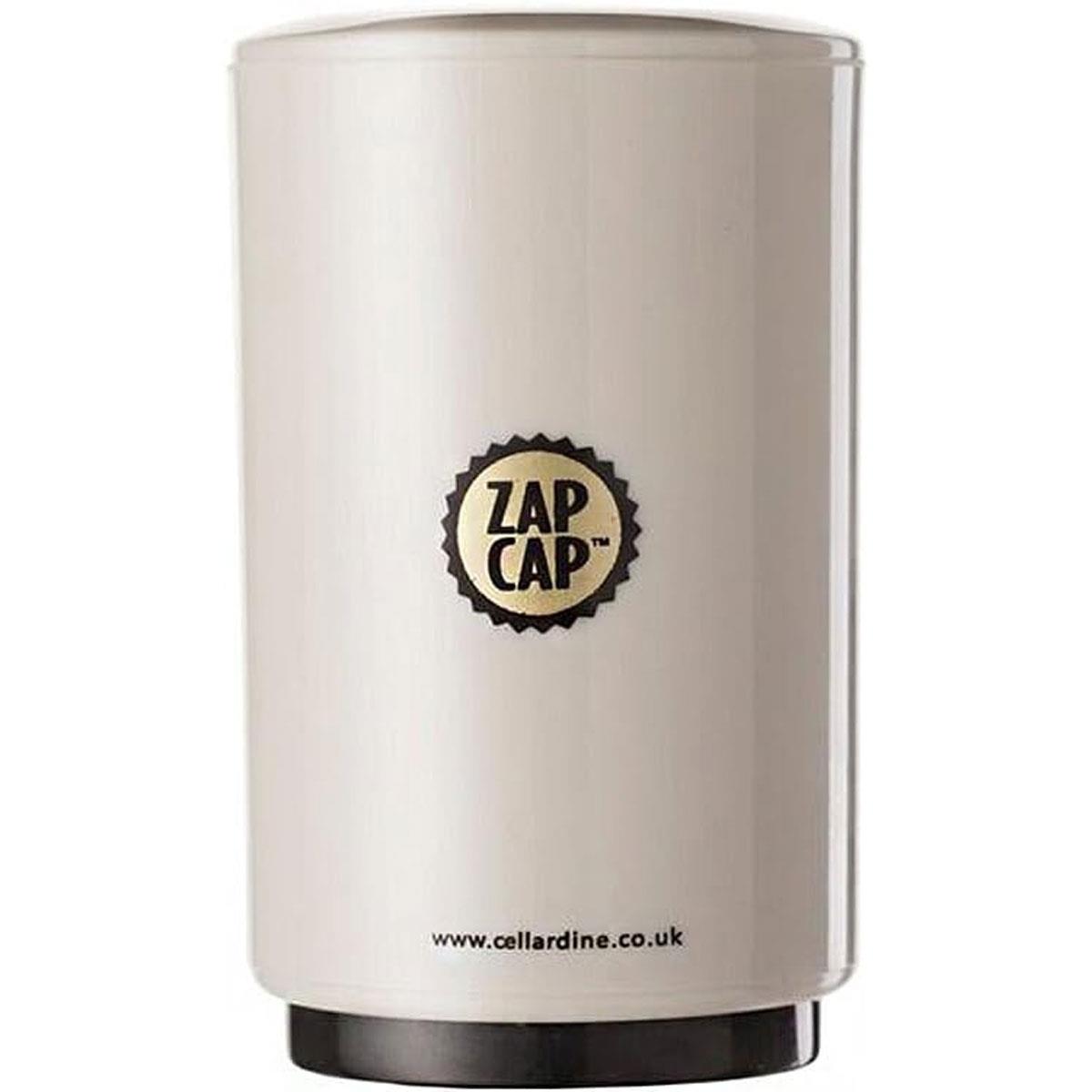 CellarDine Zap Cap Bottle Opener Original White ABS Plastic Magnetic Push Down