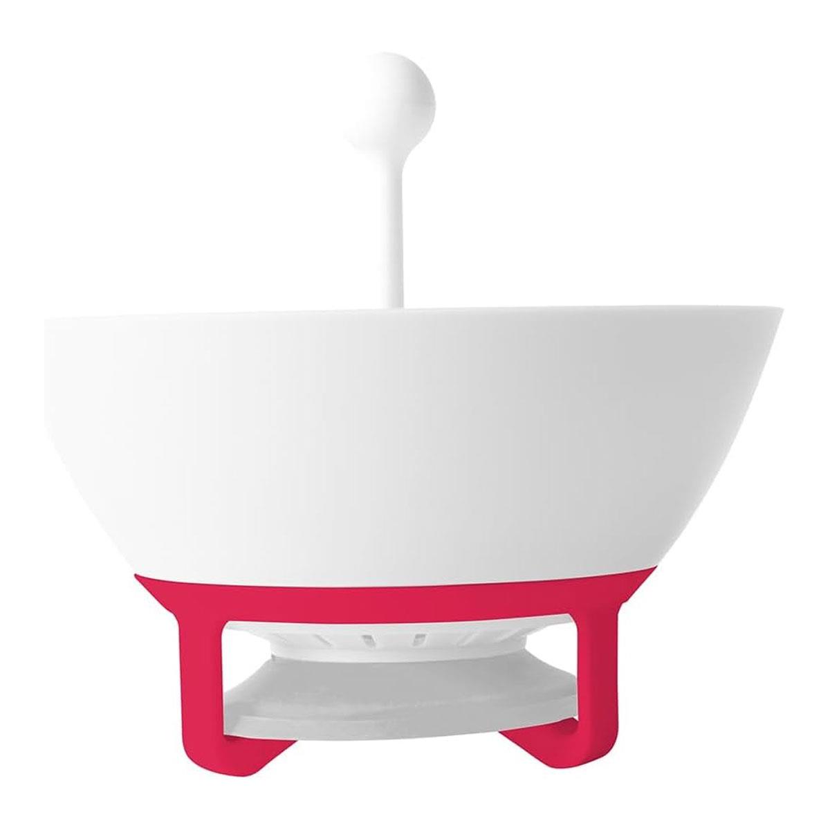 Chef'n Bramble Berry Colander Rinse & Carry Basket 1L Plastic White - Image 7