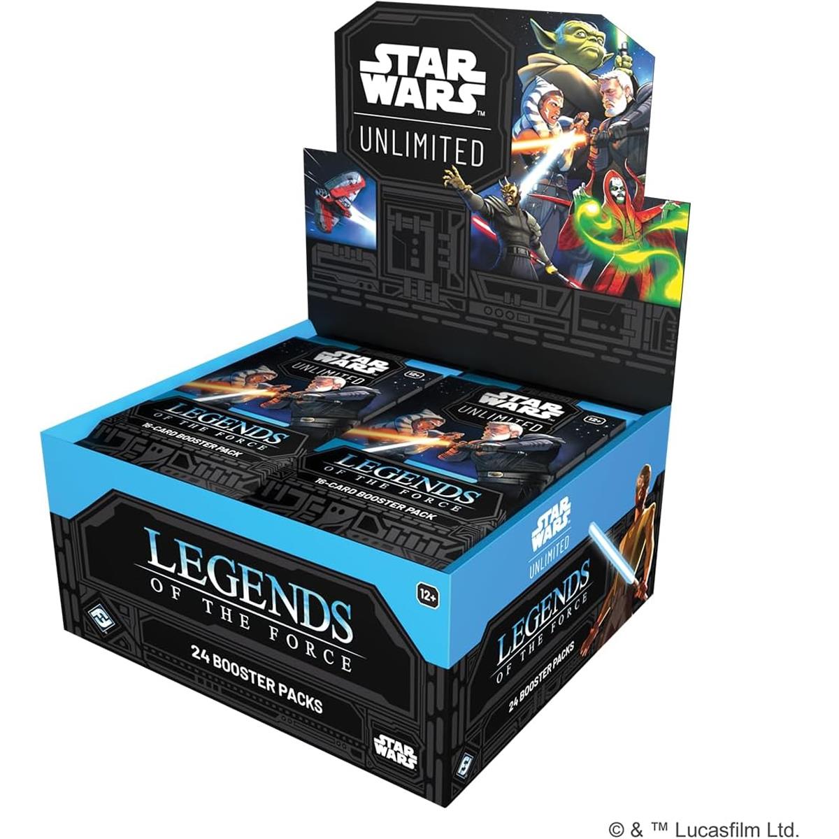 Star Wars Unlimited Legends Of The Force Booster Display 24 Packs 384 Trading Cards Jedi And Sith Ages 12+ - Image 2