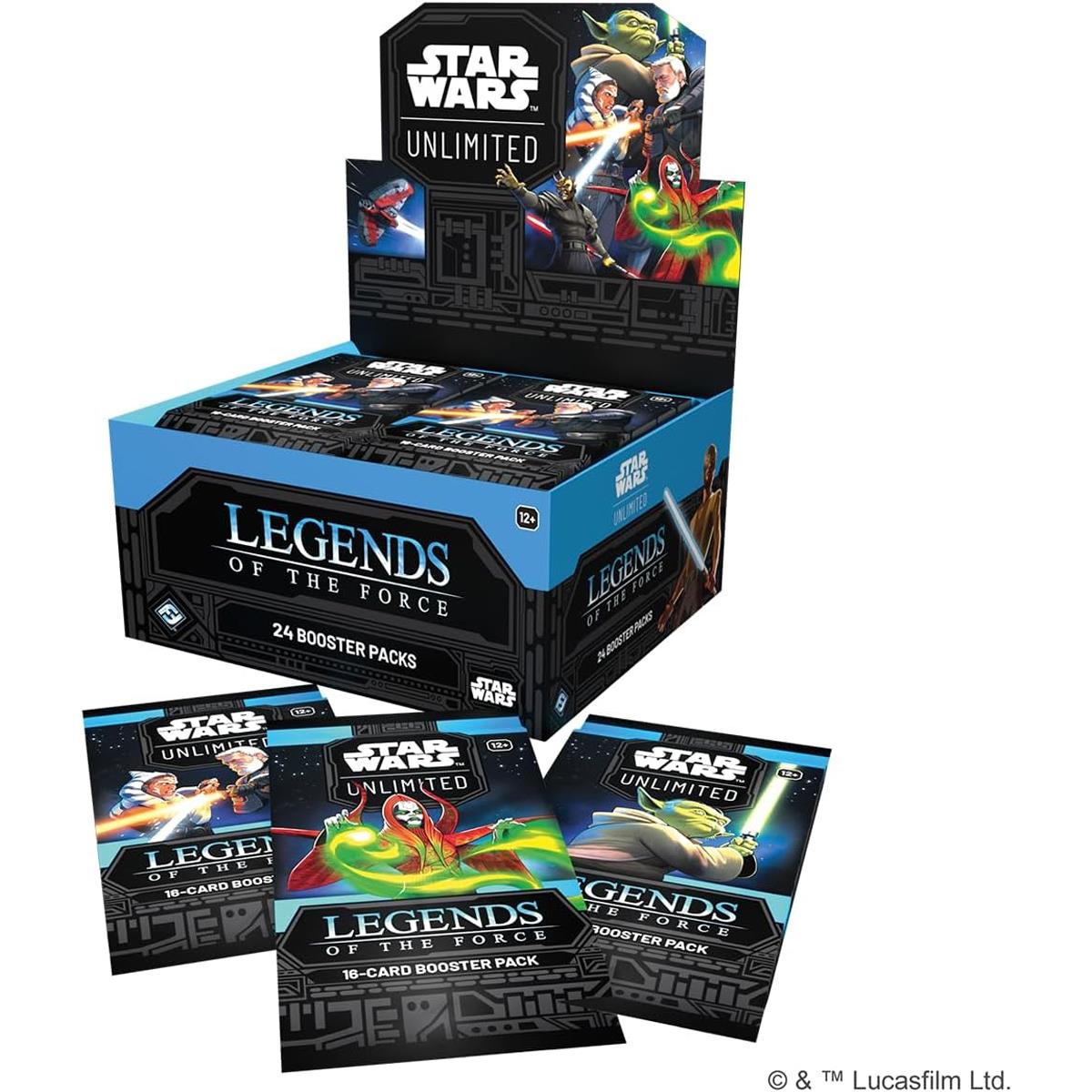 Star Wars Unlimited Legends Of The Force Booster Display 24 Packs 384 Trading Cards Jedi And Sith Ages 12+ - Image 4