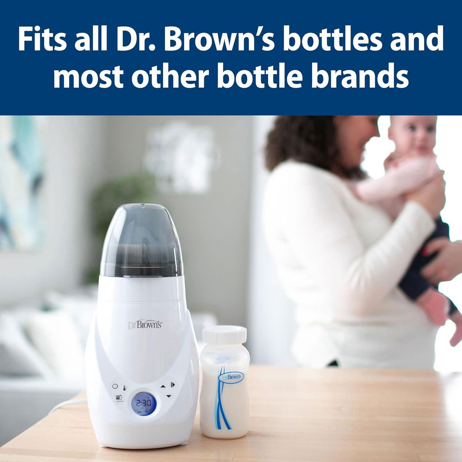 Dr Brown Deluxe Baby Bottle Warmer and Steriliser 240V 500W White Electric Steam Warmer with Sterilisation Function - Image 9