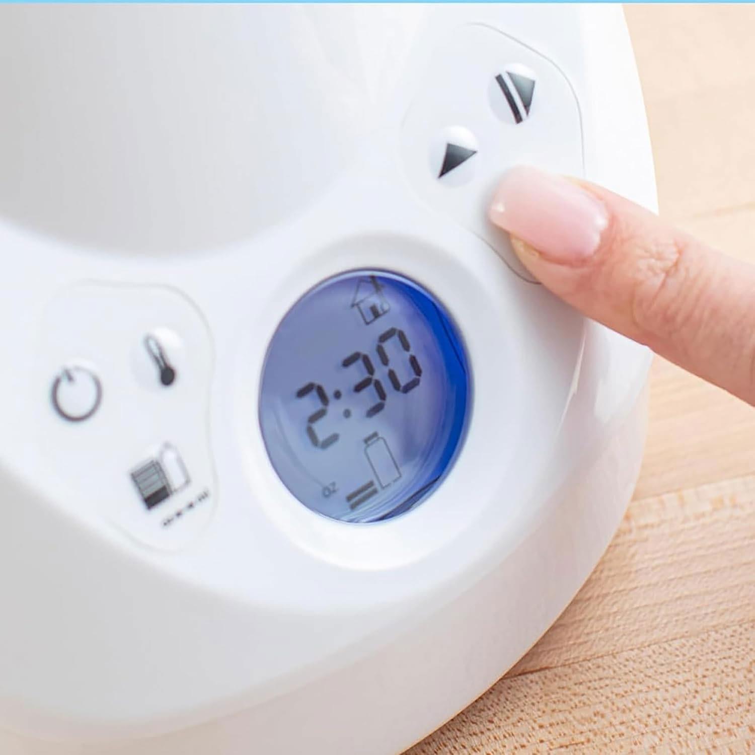 Dr Brown Deluxe Baby Bottle Warmer and Steriliser 240V 500W White Electric Steam Warmer with Sterilisation Function - Image 10