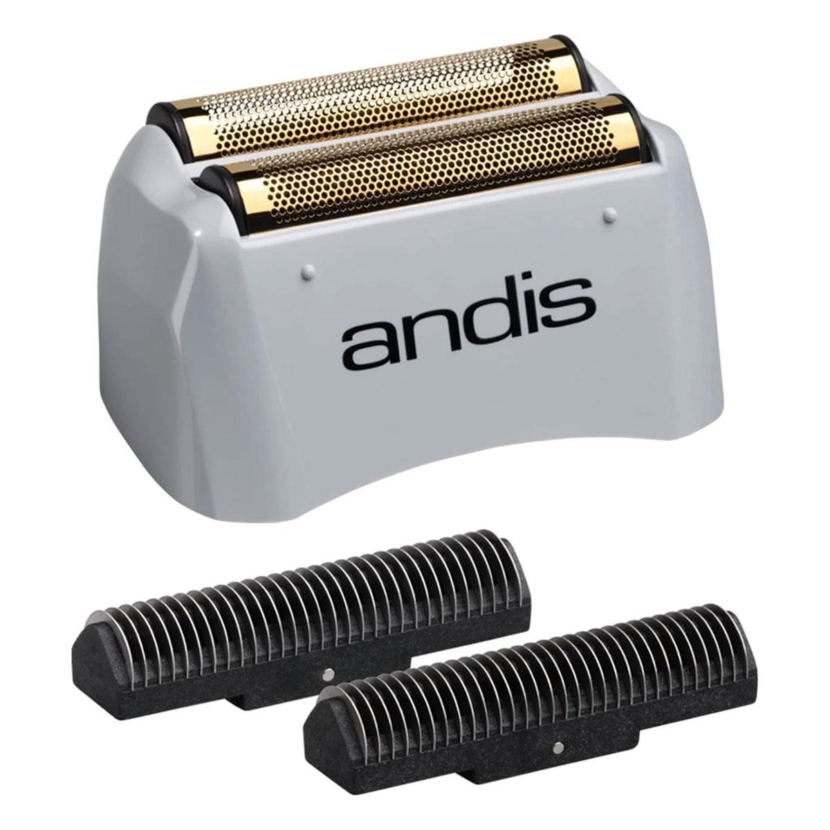 Andis ProFoil TS-1 Titanium Foil And Inner Cutter Replacement Set, Gold Titanium, Hypoallergenic