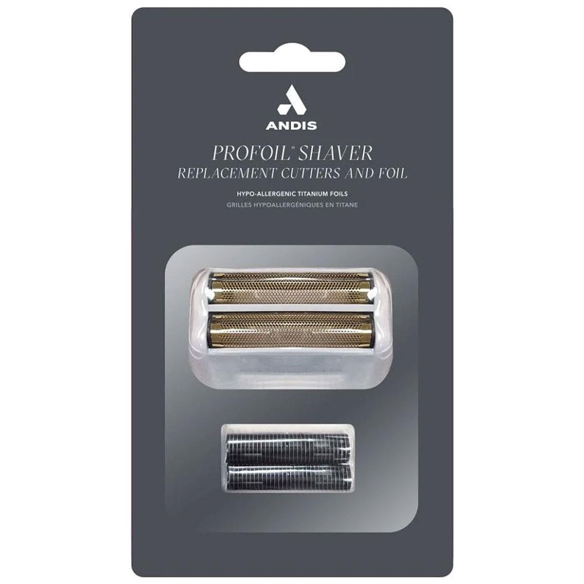 Andis ProFoil TS-1 Titanium Foil And Inner Cutter Replacement Set, Gold Titanium, Hypoallergenic - Image 2