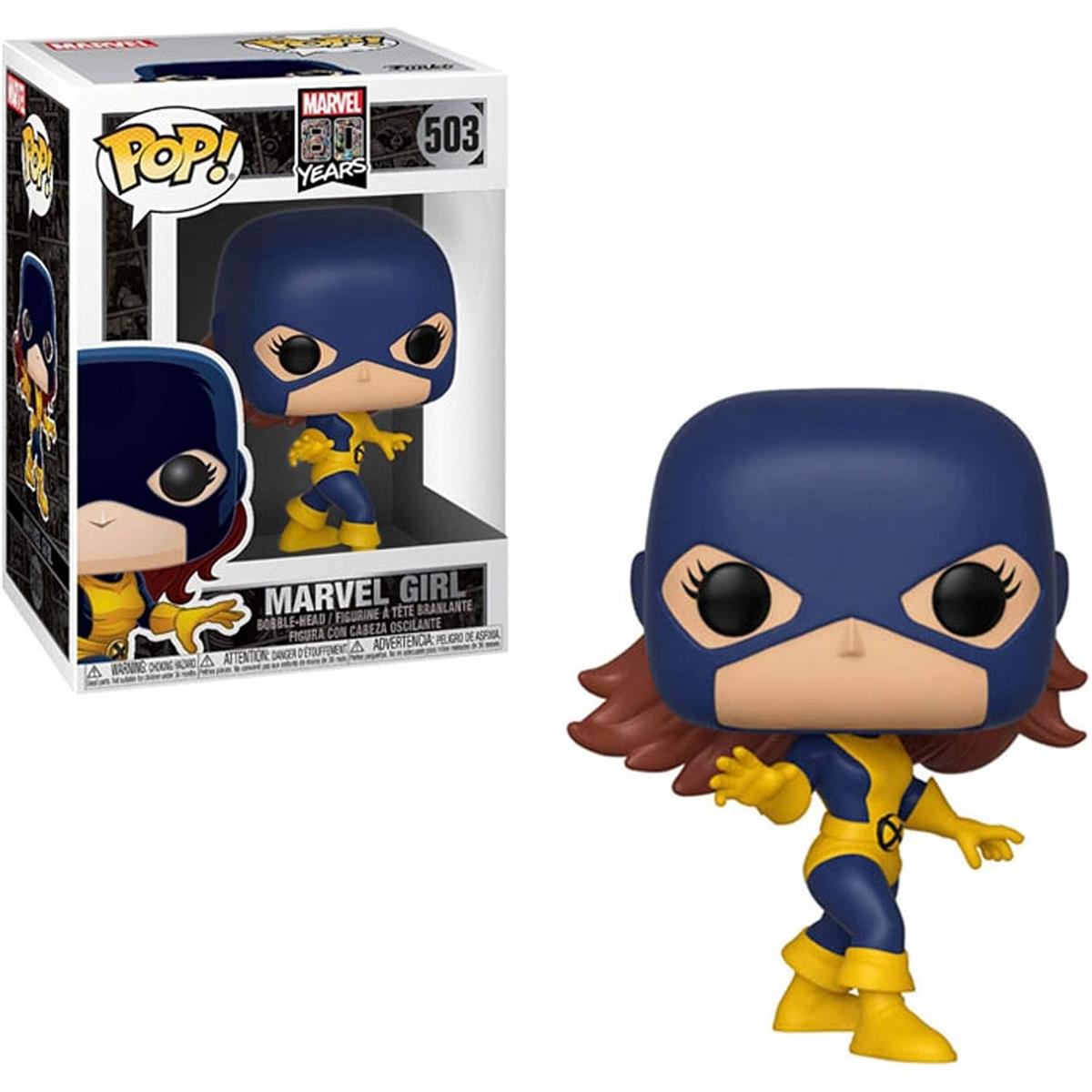 Funko POP! Marvel Girl Marvel 80th Anniversary First Appearance Vinyl Bobblehead Multicolor 3+ Years