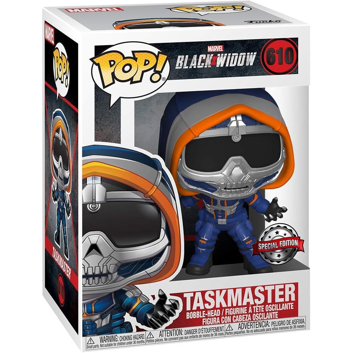 Funko POP! Marvel Black Widow Taskmaster #610 Special Edition Vinyl Figure With Claws Multicolor - Image 2