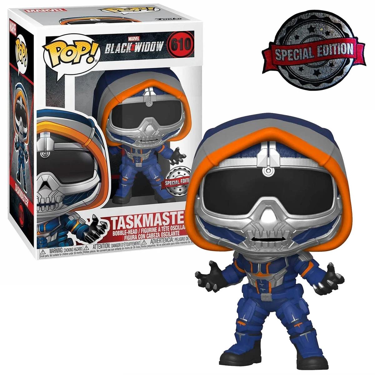 Funko POP! Marvel Black Widow Taskmaster #610 Special Edition Vinyl Figure With Claws Multicolor - Image 6