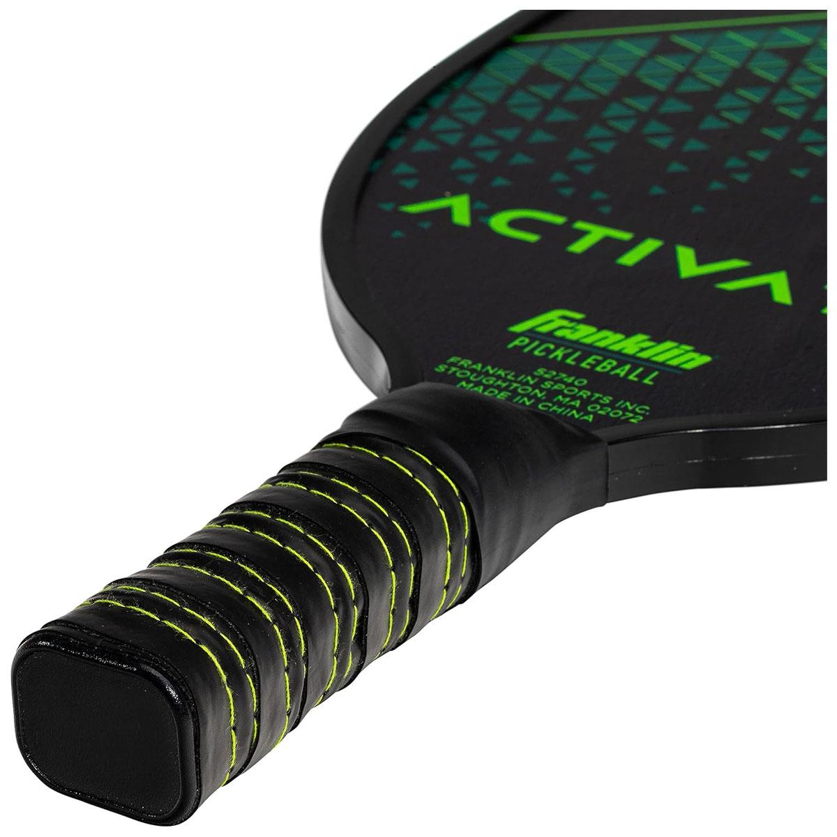 Franklin Sports Activator Wood Pickleball Paddle USAPA Approved 7-Ply Construction Small Grip Black/Green - Image 2