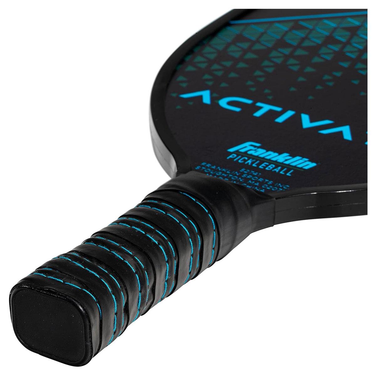 Franklin Sports Activator Wood Pickleball Paddle USAPA Approved 7-Ply Construction Small Grip Black Blue - Image 2