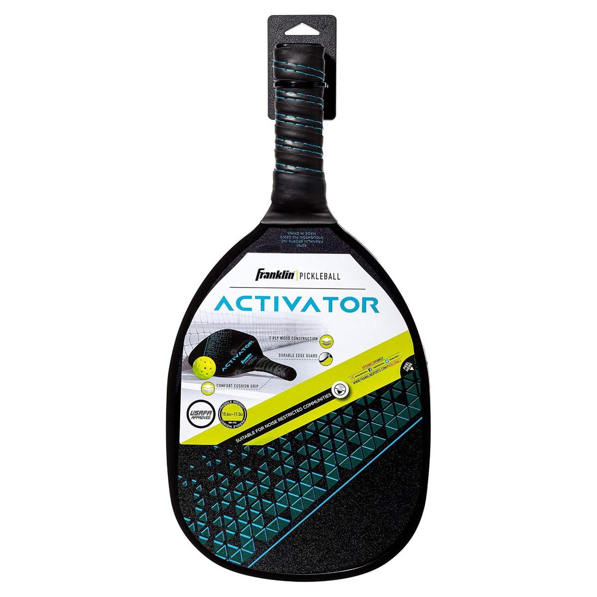 Franklin Sports Activator Wood Pickleball Paddle USAPA Approved 7-Ply Construction Small Grip Black Blue - Image 8