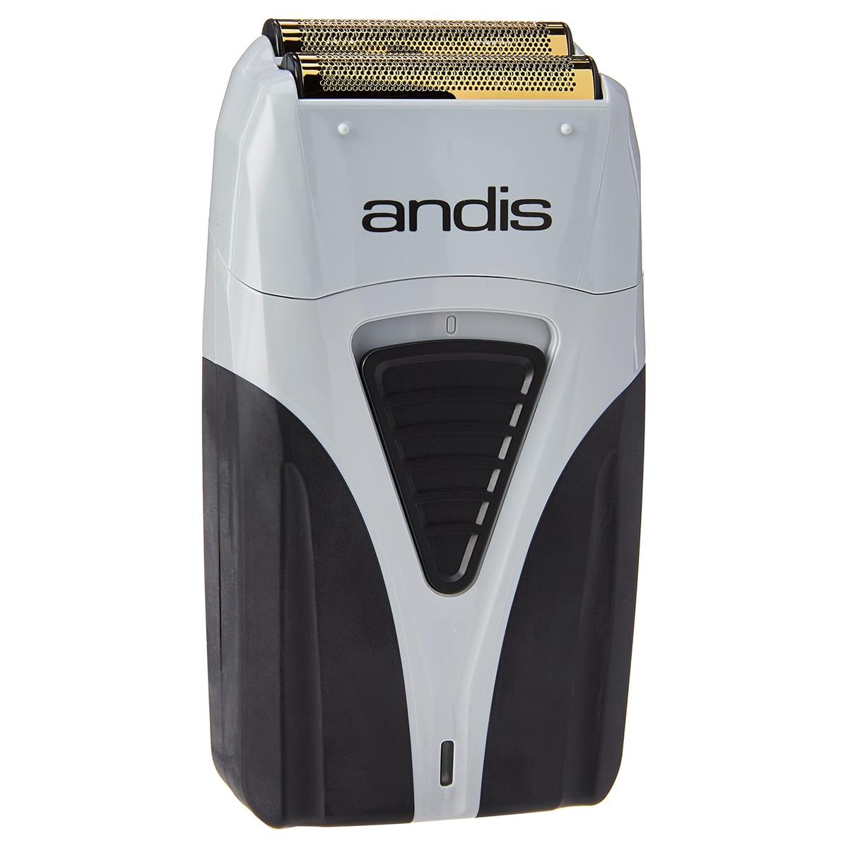 Andis ProFoil Lithium Plus Titanium Foil Shaver TS-2 Cordless Professional Cord/Cordless Rotary Motor Razor With Charging Stand - Grey/Black - Image 2